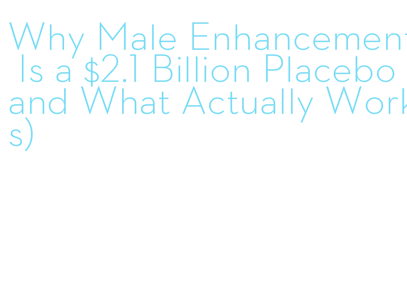 underdosing in men's enlargement