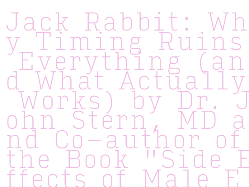 dosage improvement man jack rabbit
