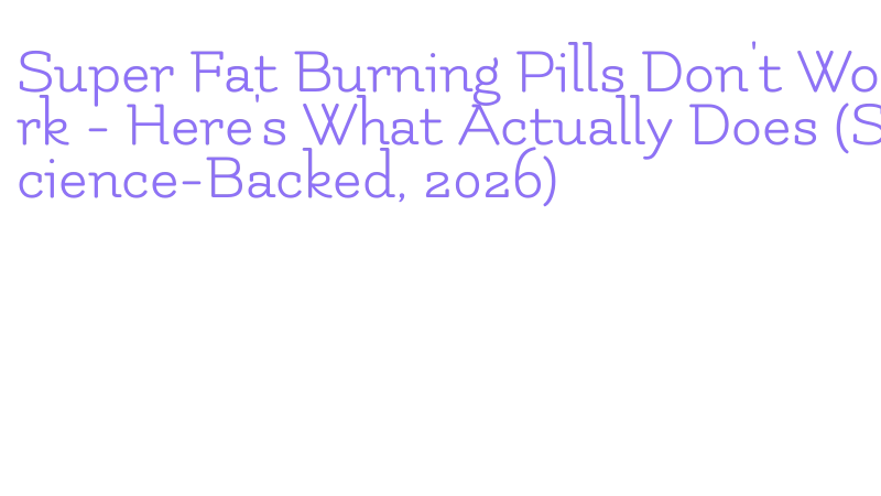 fat loss supplements vs calorie deficit