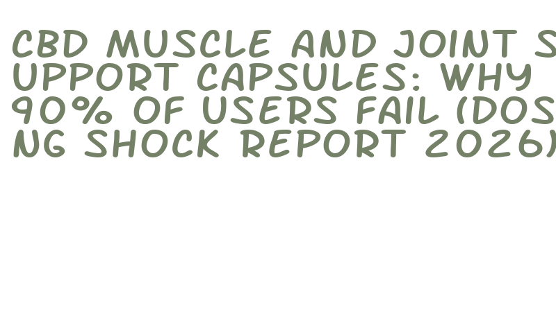 full-spectrum CBD capsules