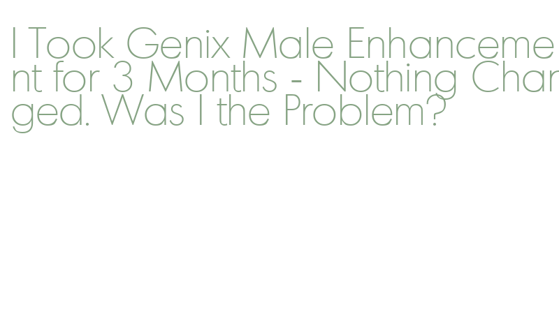 genix vs viagra