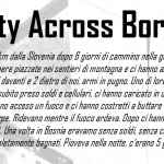 RACCOLTA MATERIALI PER I MIGRANTI BLOCCATI IN BOSNIA