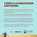 I semi e la resistenza contadina Sabato 15 Febbraio centro sociale della pace, Pratello ore 18:00