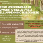 Verso un’economia di comunità nelle valli dell’appennino bolognese.